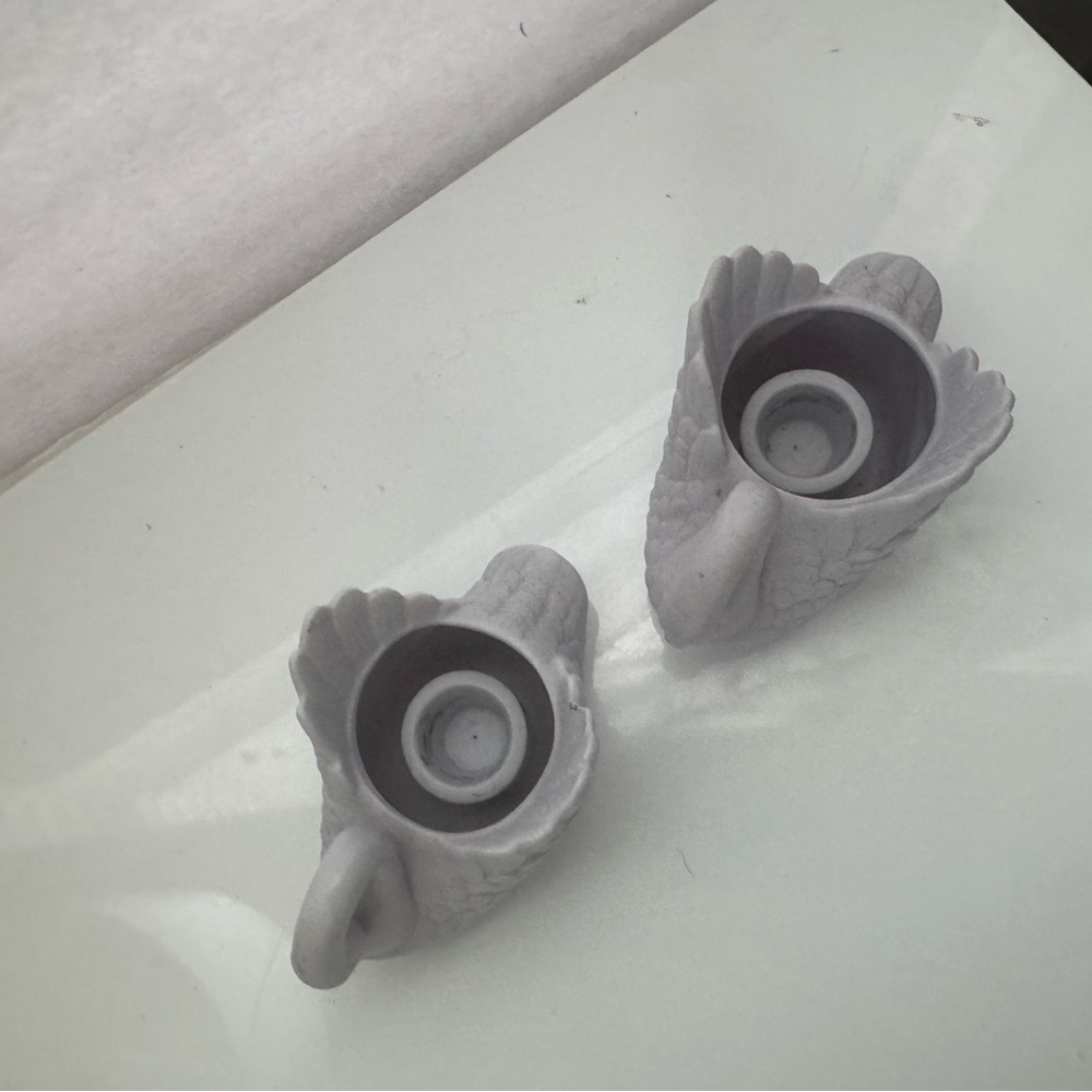 Vintage Beacon Hill Ceramic Swan Candle Holders - Picture 5 of 10